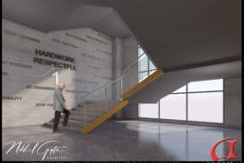 Spacious and well-lit school atrium showcasing modern educational architecture by Acanthus.